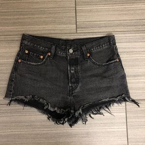 Levi’s 501 Black Shorts